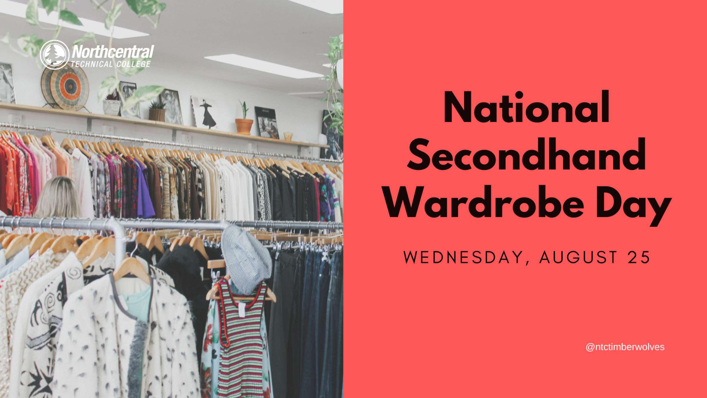 National Secondhand Wardrobe Day Student Events Northcentral